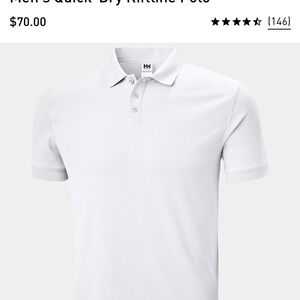 Helly Hansen White Riftline Polo Shirt